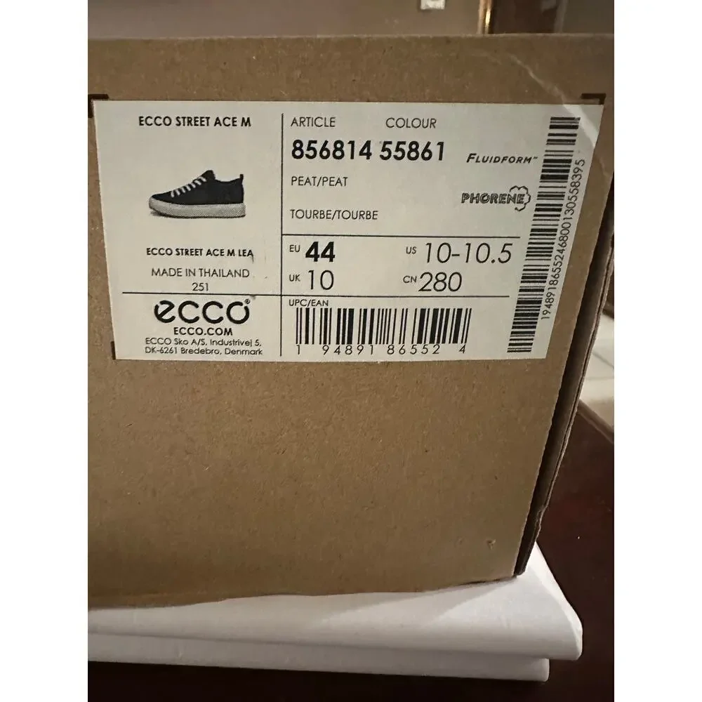 ECCO Street Ace Sneaker Size US 10/ EU 44